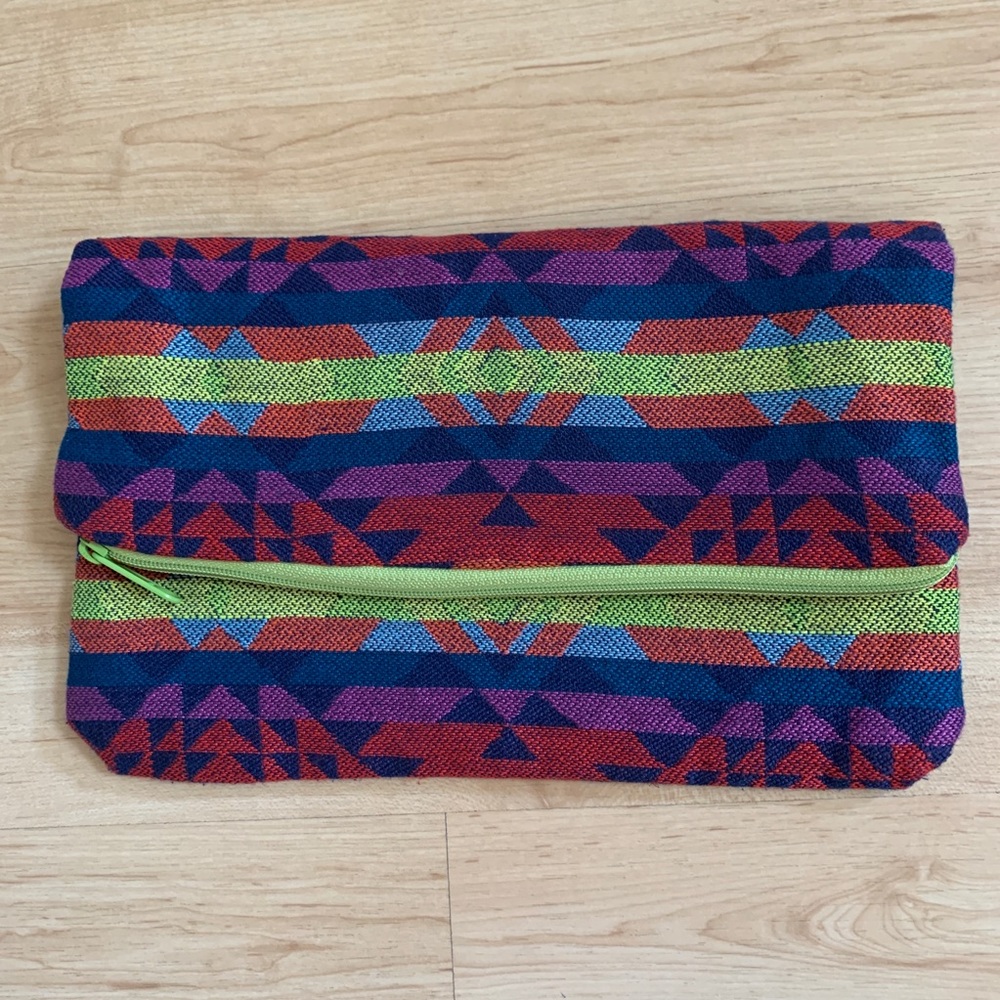 Stitched Multicolor Clutch